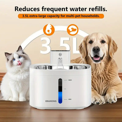 NNETM Charging Cat Wireless Water Fountain-4
